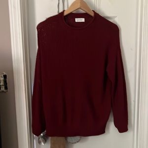 Burgundy sweater